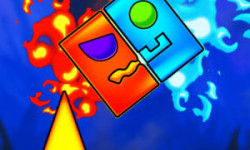 fire-and-water-geometry-dash