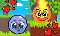 Fire Ball and Water Ball: Parkour Love Balls