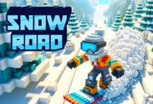 snow-road