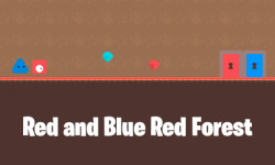 red-and-blue-red-forest